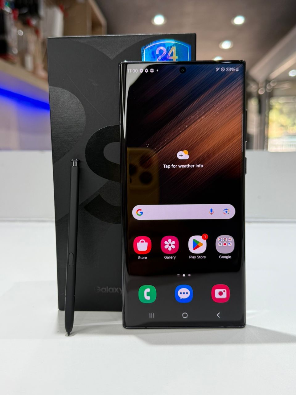 Used Samsung S22 Ultra 256GB - Phantom Black