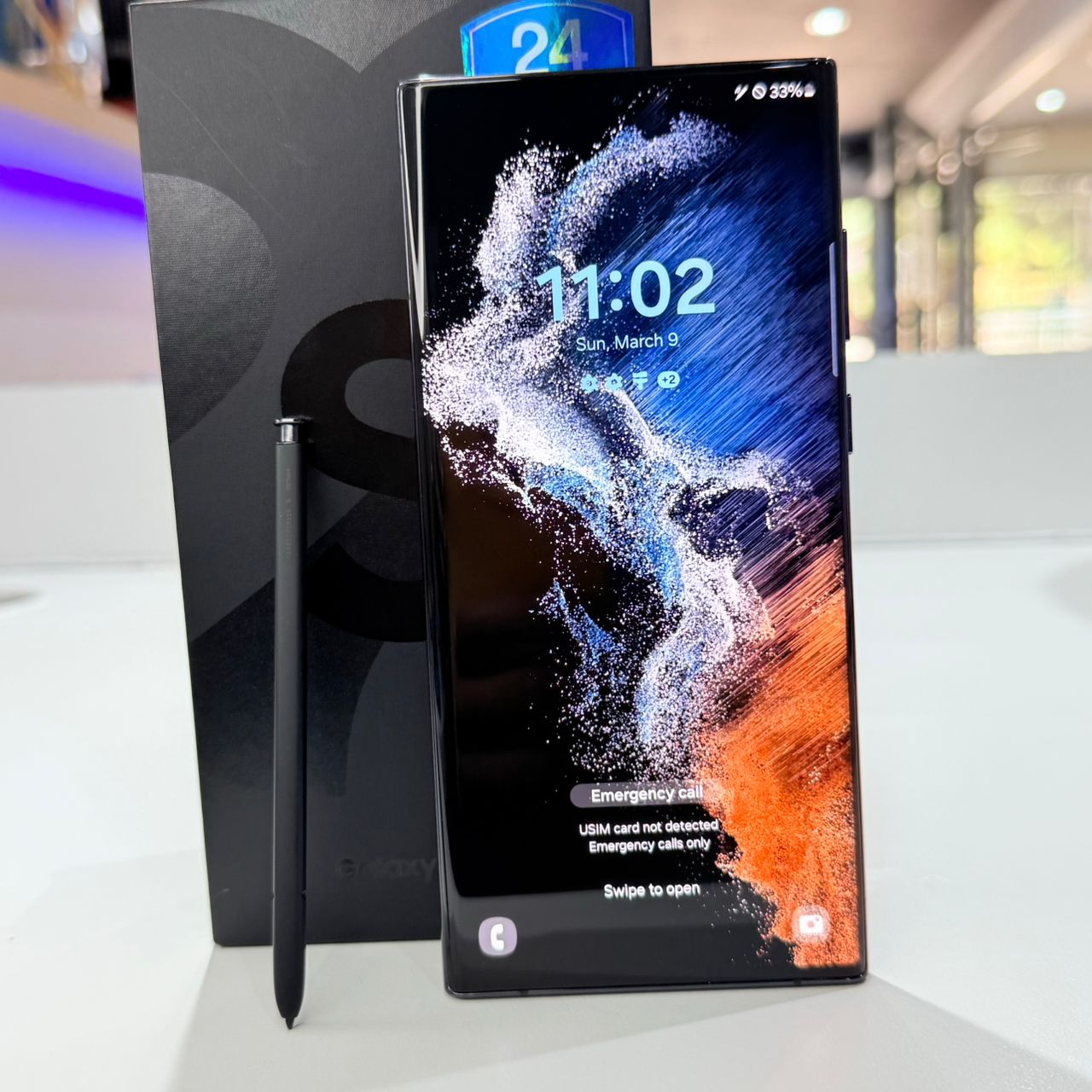 Used Samsung S22 Ultra 256GB - Phantom Black