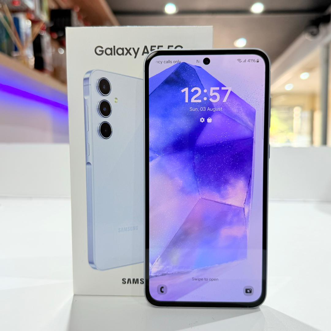 Used Samsung A55 256GB - Awesome Iceblue