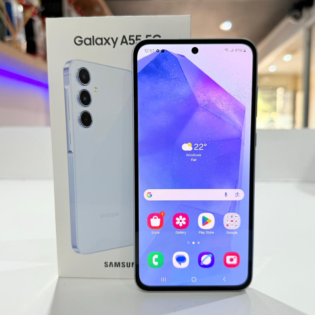 Used Samsung A55 256GB - Awesome Iceblue