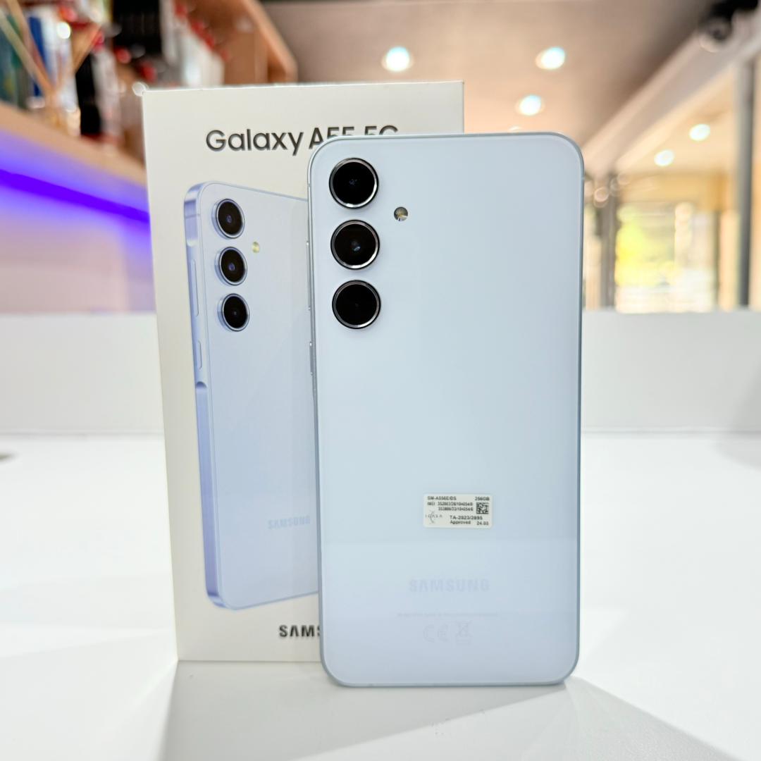 Used Samsung A55 256GB - Awesome Iceblue
