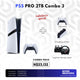 (Combo 3) Playstation 5 Pro 2TB + Extra Controller + Charging Station + Logitech Racing Wheel