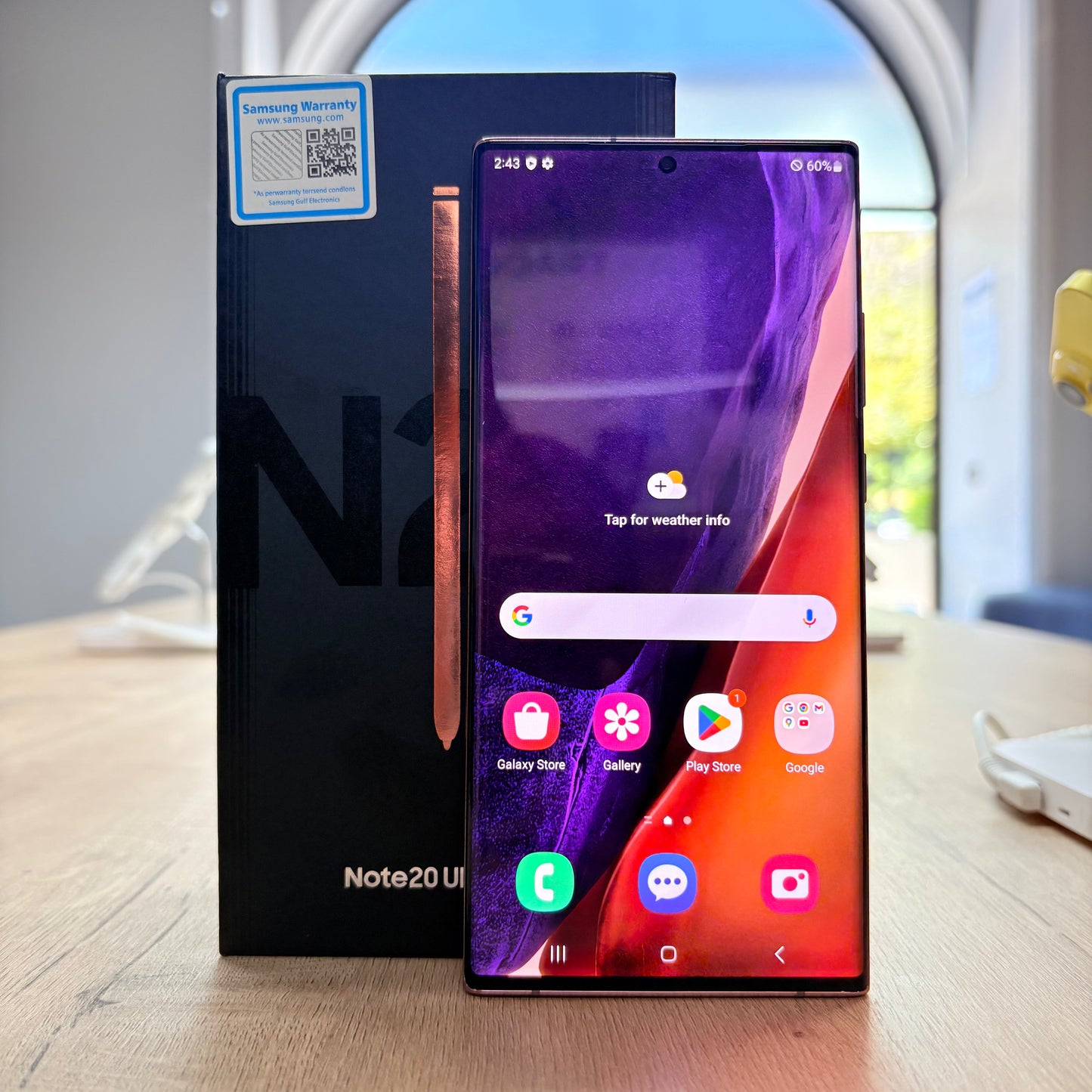 Used Samsung Note 20 Ultra Mystic Bronze - 256GB