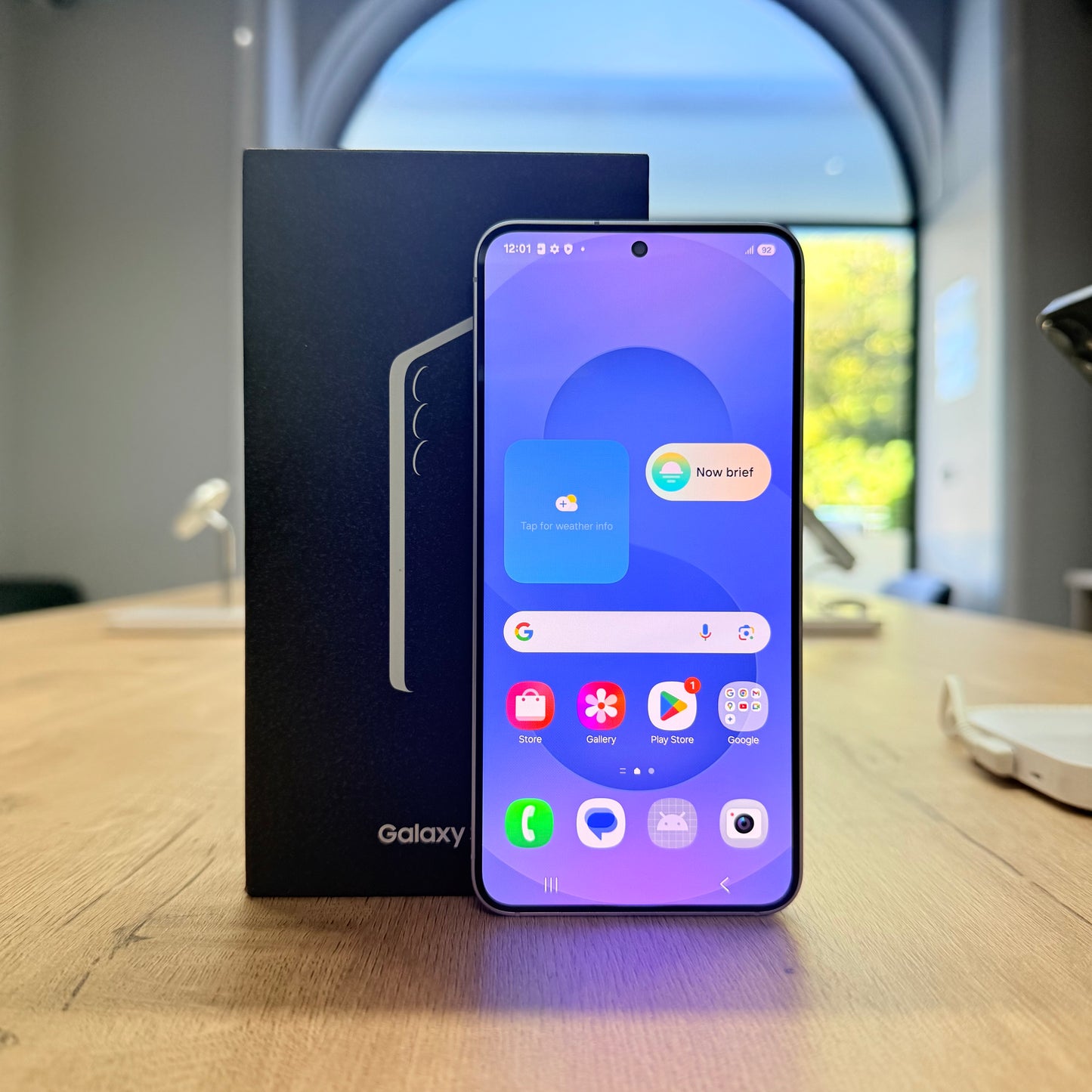 Used Samsung S25 Icy Blue- 12/128GB