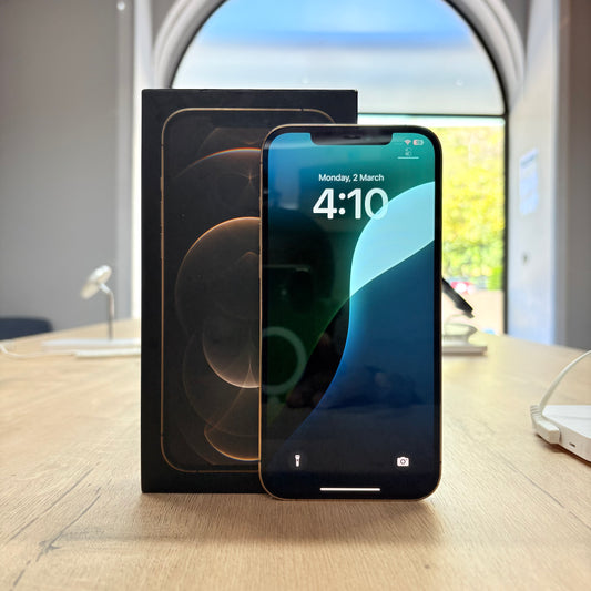 Used iPhone 12 Pro Max Gold - 256GB/BH 100%