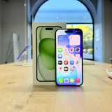 Used iPhone 15 Green – 128GB (BH 90%)