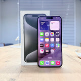 Used iPhone 15 Pro Max Titanium Black – 256GB (BH 85%):