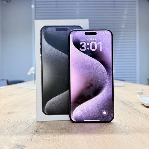 Used iPhone 15 Pro Max Black Titanium – 256GB