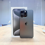 Used iPhone 15 Pro Max Titanium Black – 256GB (BH 85%):