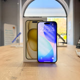Used iPhone 15 Yellow – 128GB (BH 100%)
