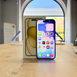 Used iPhone 15 Yellow – 128GB (BH 100%)