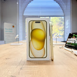 Used iPhone 15 Yellow – 128GB (BH 100%)