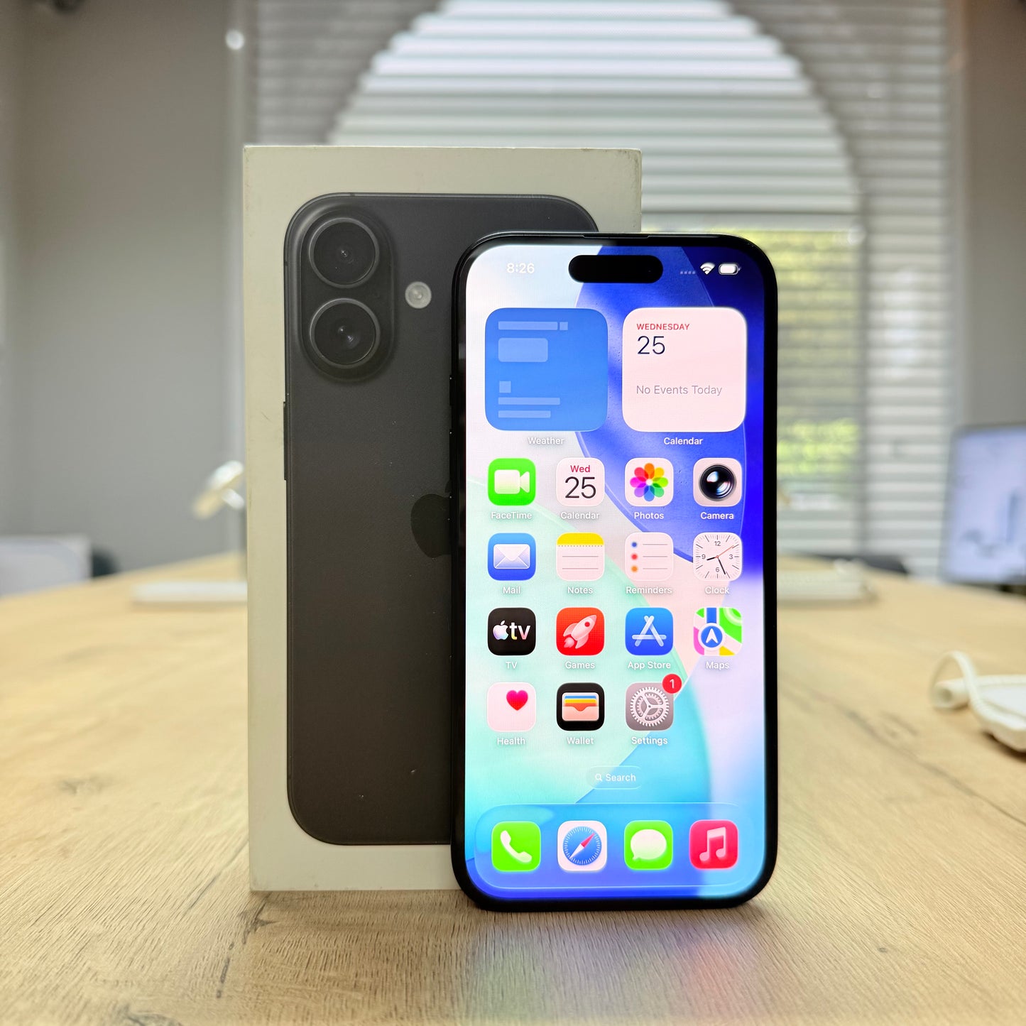 Used iPhone 16 Black - 128GB/BH 100%