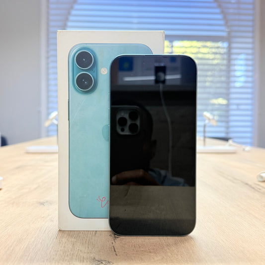 Used iPhone 16 Teal - 256GB/BH 89%