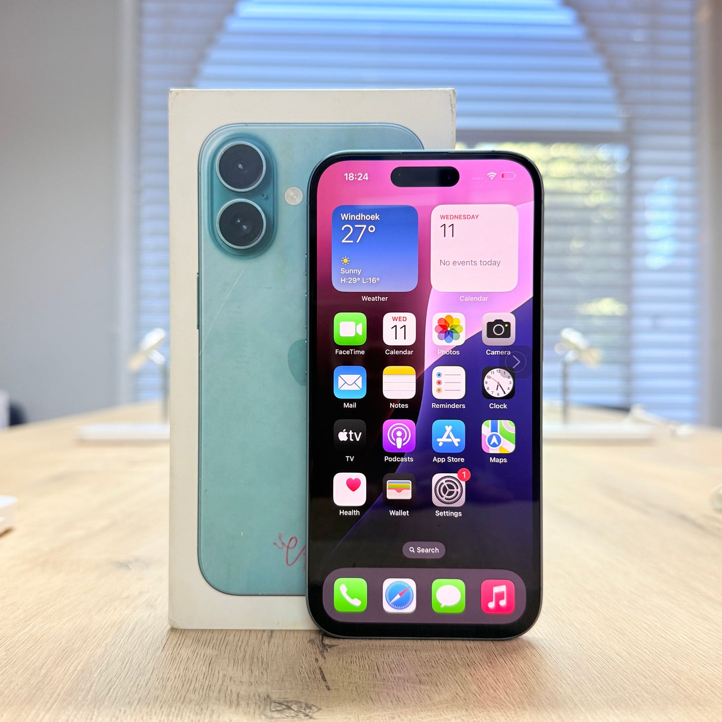 Used iPhone 16 Teal - 256GB/BH 89%