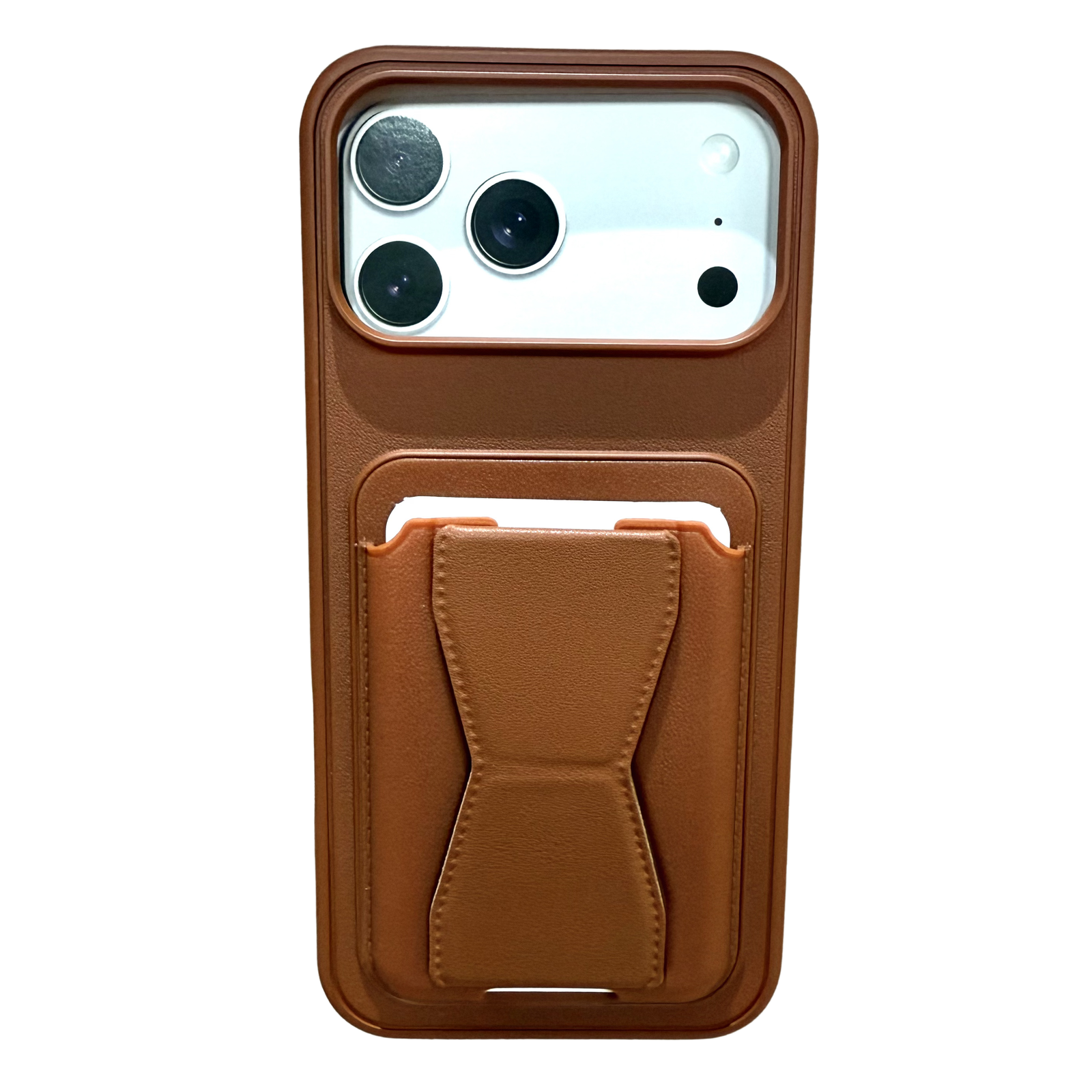 Wallet Style Case-Brown/iPhone 17 Pro Max