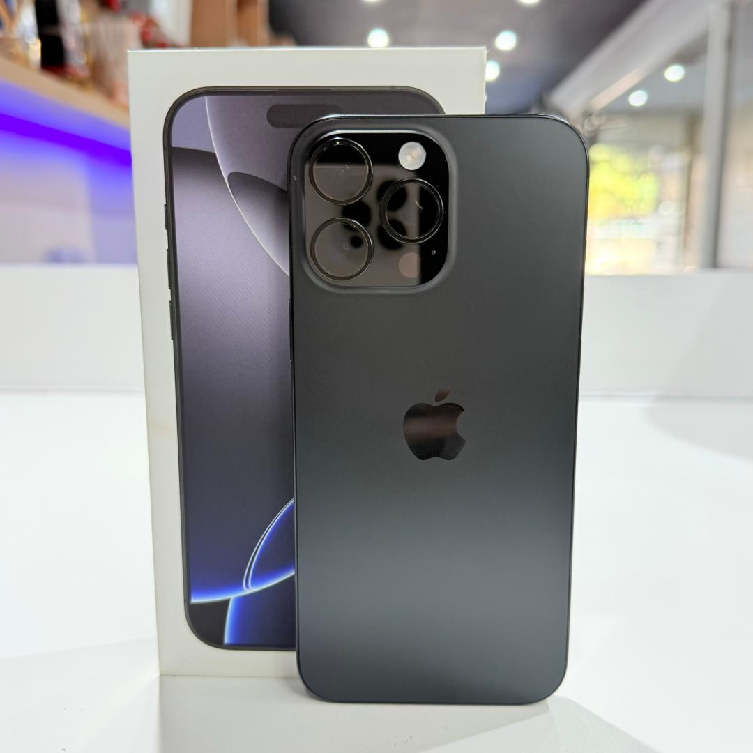 Used iPhone 16 Pro Max 256GB - Titanium Black