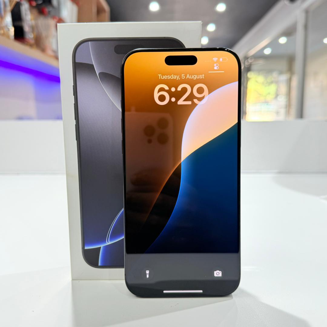 Used iPhone 16 Pro Max 256GB - Titanium Black