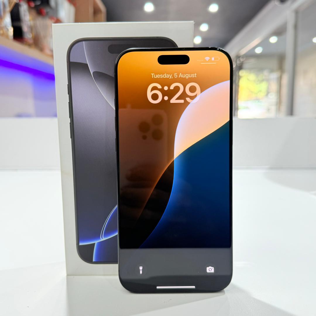 Used iPhone 16 Pro Max 256GB - Titanium Black