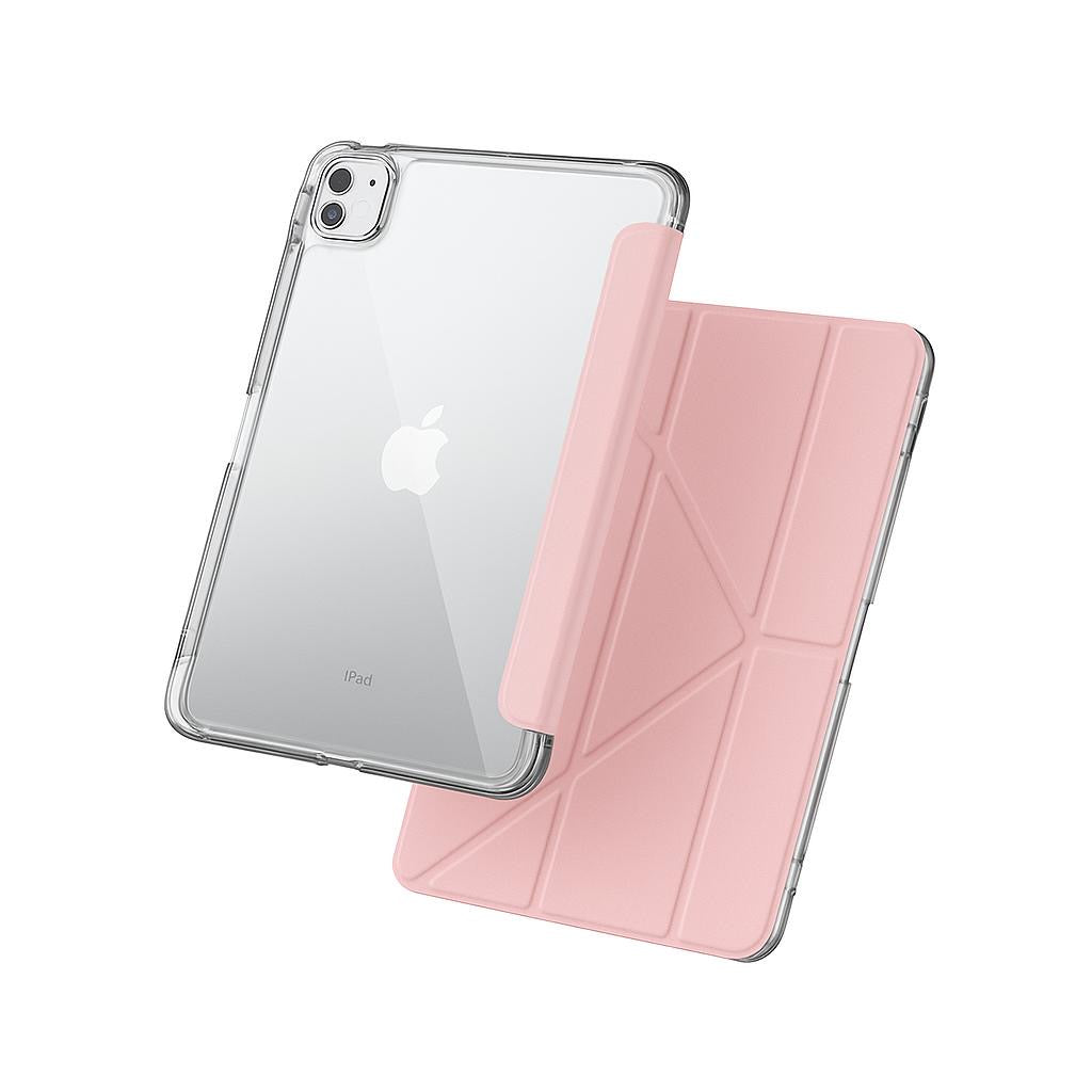 iPad Smart Folio - Clear Case-iPad 11 /iPad 10/Pink