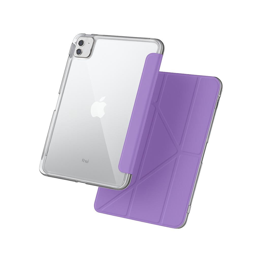 iPad Smart Folio - Clear Case-iPad 11 /iPad 10/Purple