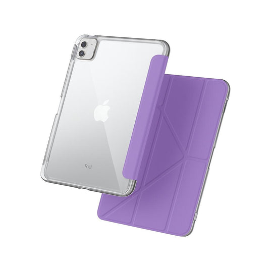 iPad Smart Folio - Clear Case-iPad 11 /iPad 10/Purple