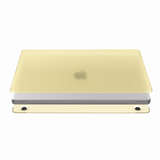 MacBook Neo A18 Pro frosted yellow cover - front