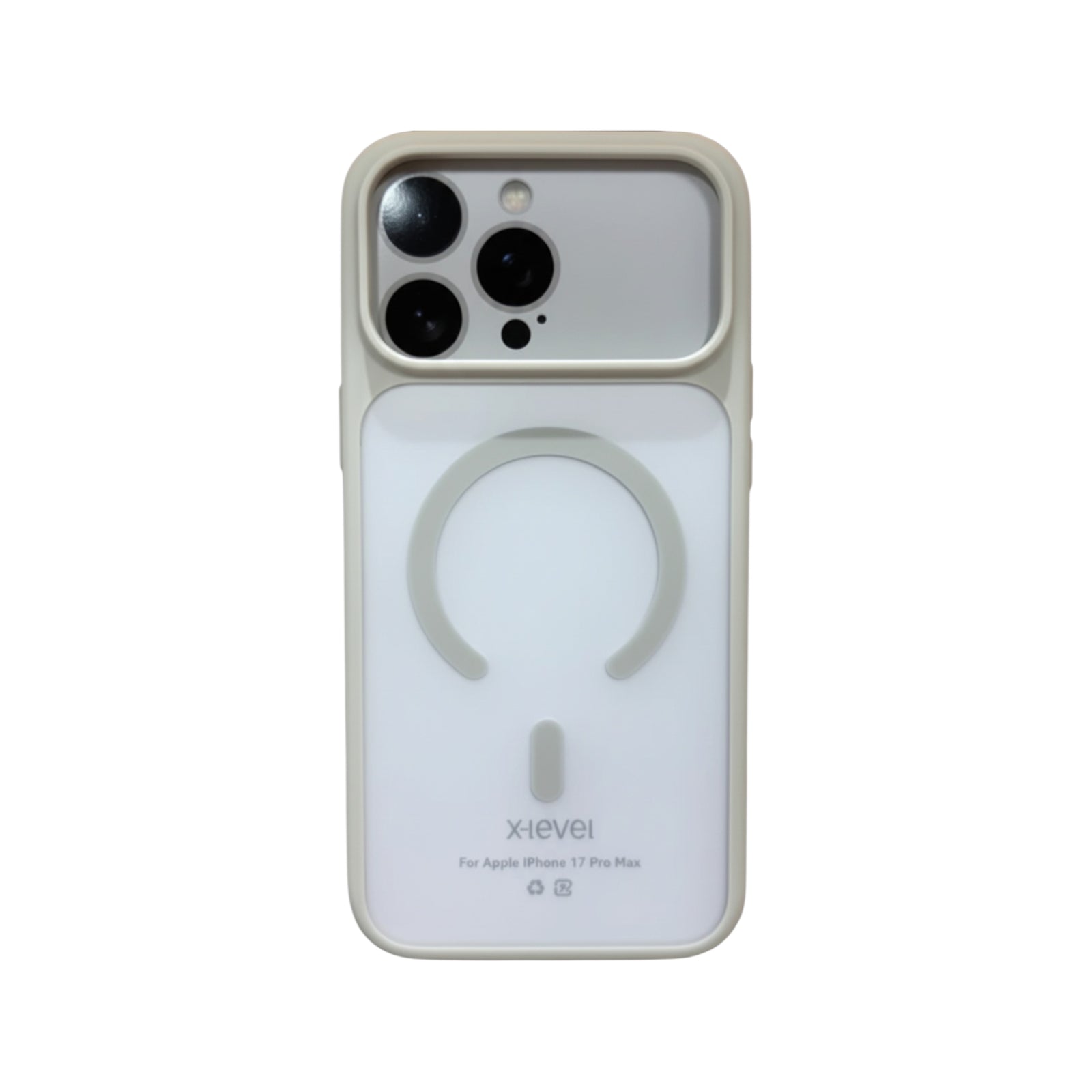 X-Level Case-Clear/iPhone 17 Pro/Frosted Sand