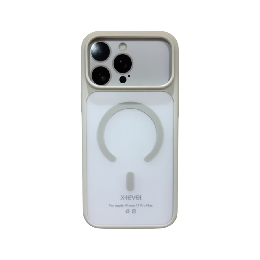 X-Level Case-Clear/iPhone 17 Pro/Frosted Sand