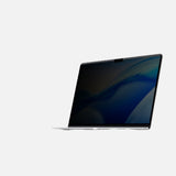 MacBook privacy magnetic screen protector - side view privacy